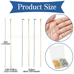 275 шт. Железные булавки с плоской головкой IFIN-FS0001-40