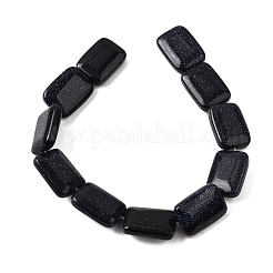 Синтетический синий авантюрин бисер нитей G-S386-A16