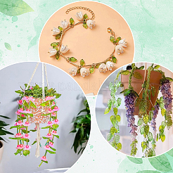 320шт 8 стиля прозрачные акриловые подвески&nbsp;OACR-SC0002-47