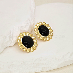 Модные серьги-гвоздики в виде цветка из латуни&nbsp;RY6584-4