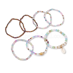 Pulseras elásticas de resina&nbsp;BJEW-Z169-01C