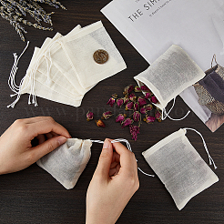 Фильтровальные мешки из хлопчатобумажной ткани AJEW-BBC0002-19C