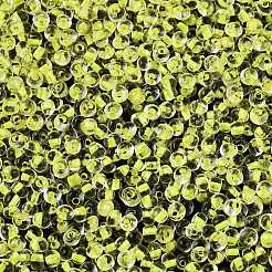 8/0 perles de rocaille en verre transparentes de couleurs intérieures&nbsp;X1-SEED-T007-06C