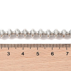 Тибетский стиль двойной конус сплава шарик нити X-TIBEB-O007-14-RS