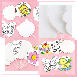 Бумажный ручной вентилятор&nbsp;FIND-WH20003-36B