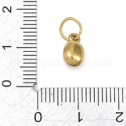 Geburtsstein-Anhänger aus Edelstahl 304 mit Strassen&nbsp;STAS-L312-02G-03