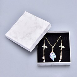 Квадратные крафт-картонные шкатулки&nbsp;CBOX-L008-001