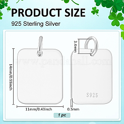 925 серебряная подвеска-заготовка&nbsp;STER-BC0003-80B