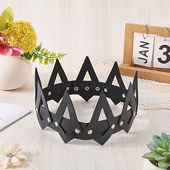 Bandeaux couronne en similicuir PU&nbsp;AJEW-WH20019-119