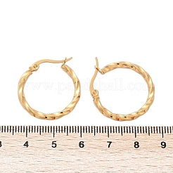 201 серьги-кольца из нержавеющей стали EJEW-I245-07B