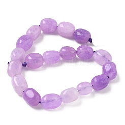 Окрашенные природные малайзии нефрита бисер нитей&nbsp;G-P528-I10-01