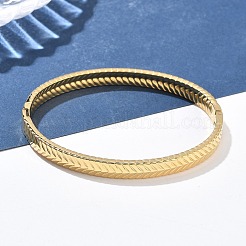 Браслеты из нержавеющей стали 304 для женщин&nbsp;AJEW-P127-07G