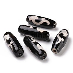 Тибетского стиля бусы дзи TDZI-E004-28