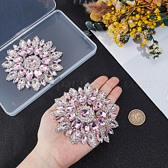 2 Stück Glas-Hotfix-Strass.&nbsp;DIY-GF0013-36A