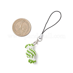 Подвеска-конфета из стеклянных бусин 3D&nbsp;HJEW-MZ00386