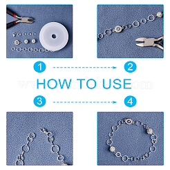 Наборы для самостоятельного изготовления цепочек-ожерельев&nbsp;DIY-AR0001-55