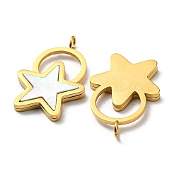 Подвески в виде ракушек из нержавеющей стали 304 STAS-L022-013G