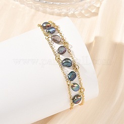 Messing ketten ketten armbänder&nbsp;BJEW-JB14220-02