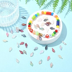 Акриловые листочки-подвески&nbsp;OACR-CJC0020-03