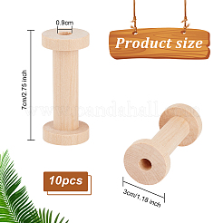 Деревянные бобины TOOL-WH0155-53