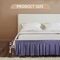 Регулируемые полиэстеровые юбки вокруг кровати AJEW-WH20022-10C-02