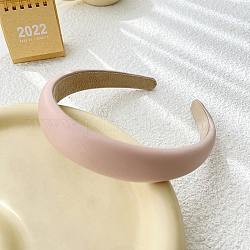 Bandas de pelo de esponja anchas y gruesas, accesorios para el cabello sólido para mujer, rosa, 160x135x26mm