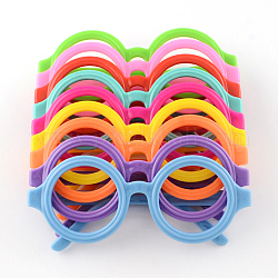 Adorables lunettes design plastique cadres pour les enfants, couleur mixte, 12.5x4.8 cm