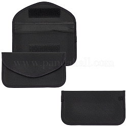 Clé en fibre de carbone portefeuilles de voiture sac de voiture clé sac à main pochette, porte-clés de voiture intelligent, noir, 190x100x10mm