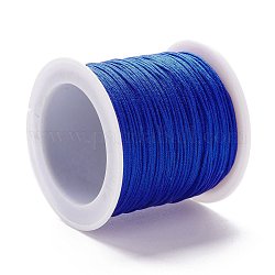 Nylon Thread, DIY Material for Jewelry Making, Blue, 1mm, 100yards/roll