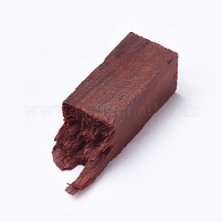 Незаконченная сломанная кровь сандалового дерева, для diy эпоксидной смолы, подвеска для украшений из смолы, кольца, ожерелья делает, песчаный коричневый, 42~63x19.5~20x19.5~20 мм