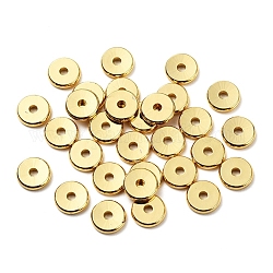 Messing-Abstandshalterkugeln, Scheibe, golden, 8x1.5 mm, Bohrung: 2 mm, 30 Stück / Set