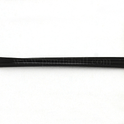 Alambre de cola de tigre, Acero inoxidable recubierto de nylon 201, negro, 18 calibre, 1.0mm, aproximadamente 984.25 pie (300 m) / 1000g