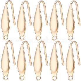 Ion Plating(IP) 316 Surgical Stainless Steel Earring Hooks, Rose