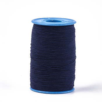 Runde elastische Schnur, Preußischblau, 0.6 mm, ca. 546.8 Yard (500m)/Rolle