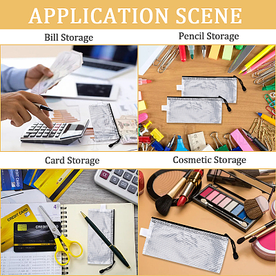 Прозрачный ПВХ-мешок для ручек AJEW-WH20080-09A-1