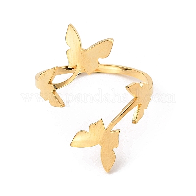 Кольца-манжеты из нержавеющей стали 304 RJEW-Q808-02E-G-1