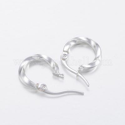 304ステンレススチールフープピアス 低刺激性のイヤリング 304ステンレススチールフープピアス 低刺激性のイヤリング