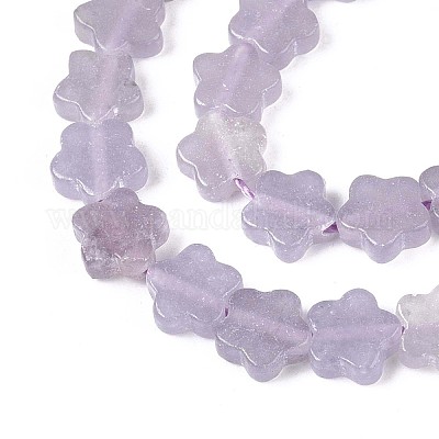 Нити бусин из натурального лавандового аметиста G-N257-24A-11-1