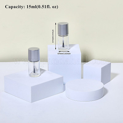 Прозрачный стеклянный лак для ногтей пустая бутылка MRMJ-WH0082-29A-1