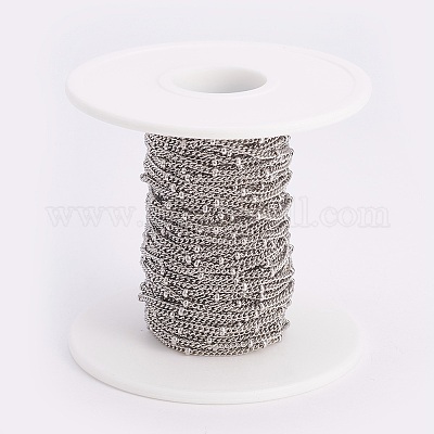 Устойчивые к потускнению витые цепи из нержавеющей стали 304 панцирная цепь CHS-K008-11A-1