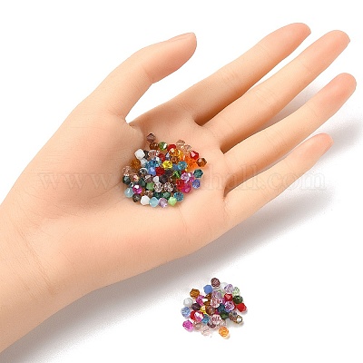 Стеклянные бусины GLAA-YWC0001-02-1