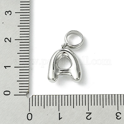 Покрытие стойки латунь с АБС-пластиком жемчуг европейские подвески KK-G501-02A-P-1