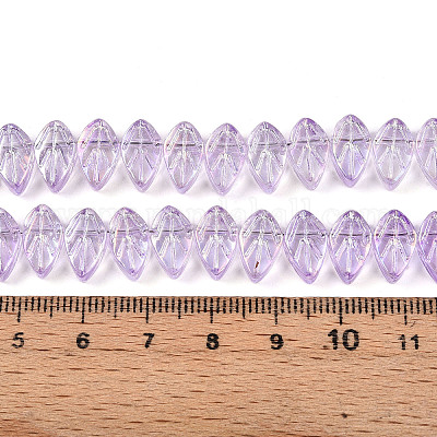 Гальванических цвета AB гальваническим стеклянные бусы пряди EGLA-B004-02A-NA01-1