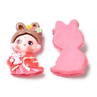 Непрозрачные кабошоны из смолы CRES-M017-01C-1