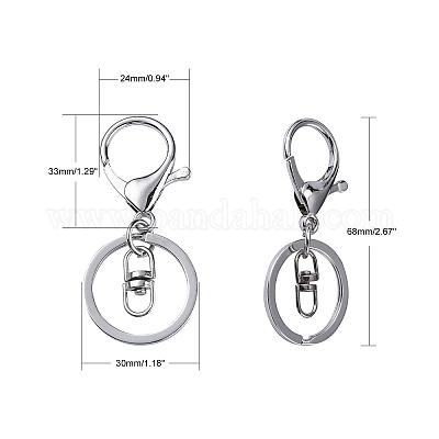 Wholesale Iron Alloy Lobster Claw Clasp Keychain 