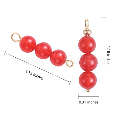 10шт тройной натуральный малайзийский нефрит круглые подвески из бисера&nbsp;PALLOY-SW00003-04-1