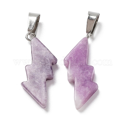 Подвески из натурального фосфосидерита G-C057-01P-08-1
