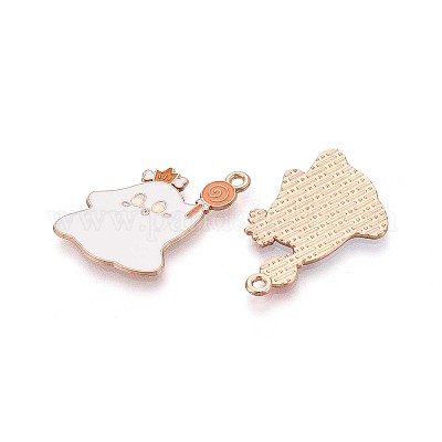 Подвески из сплава с эмалью на тему Хэллоуина ENAM-T022-54G-11-1