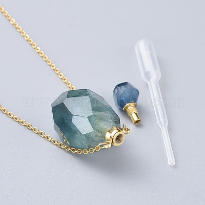 Necklace Perfume Bottle Necklace Wholesale Men's Pendant Stainless Steel  Bullet Necklace 