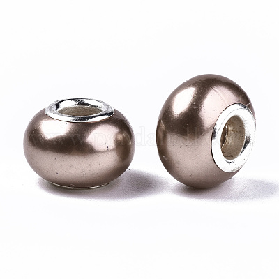 Искусственный жемчуг стиль смолы европейские бусины RPDL-T003-001B-1